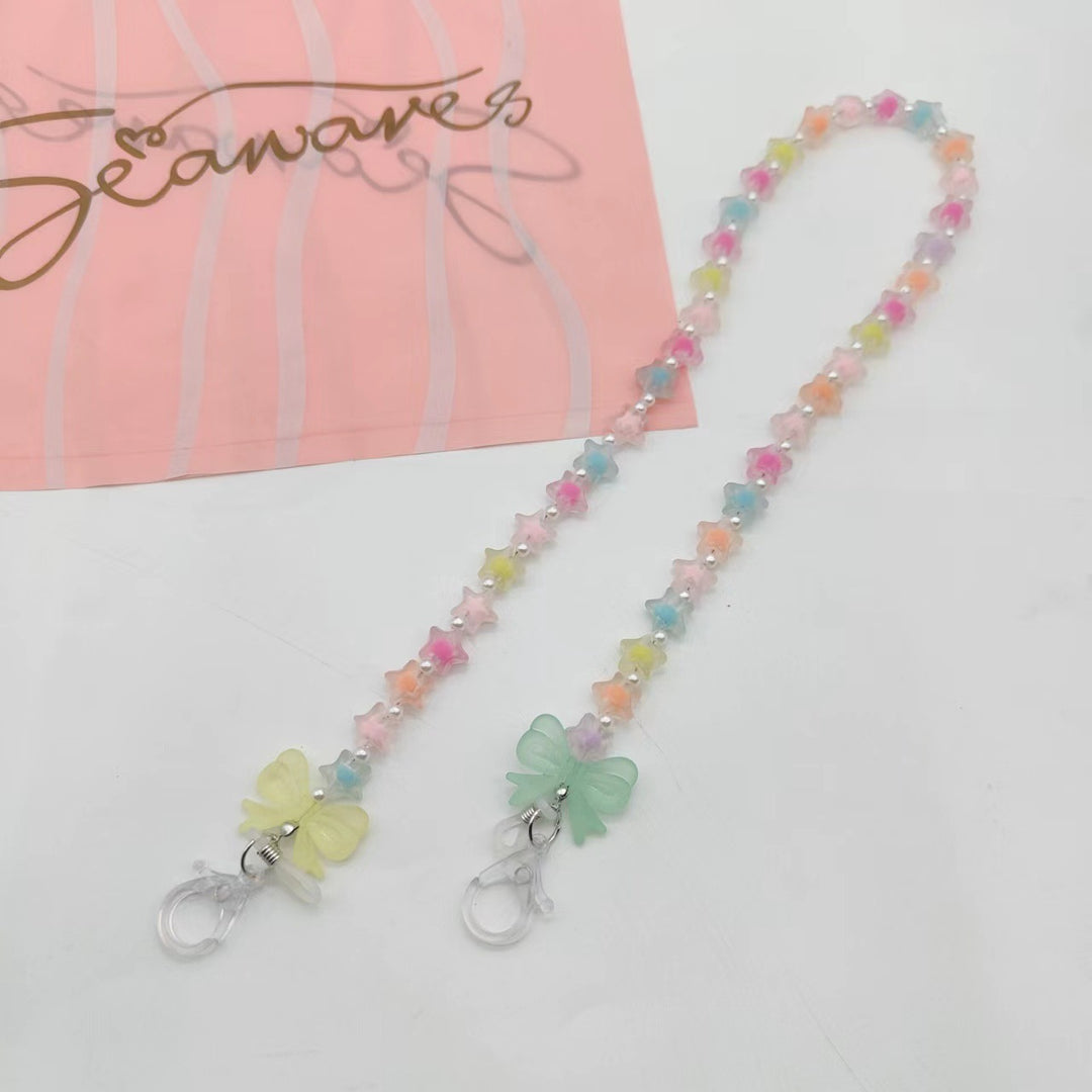 Trendige Brillenkette mit Sternen-Design Karnz