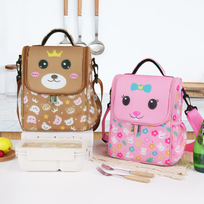 Damen Kinder Rucksack mit niedlichem Bärenmotiv Karnz