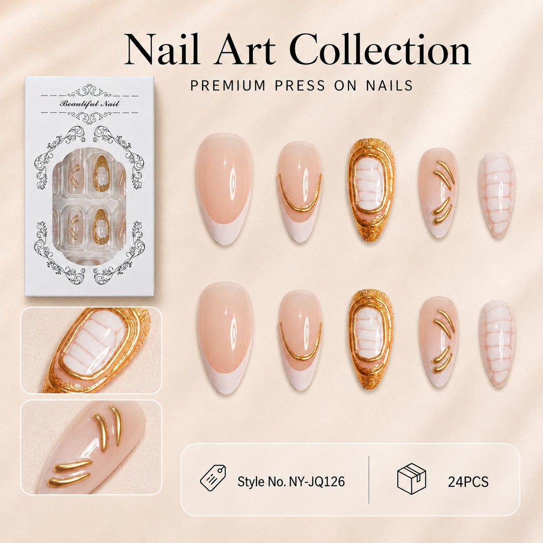 Premium Nägel mit Kunstdesign Karnz