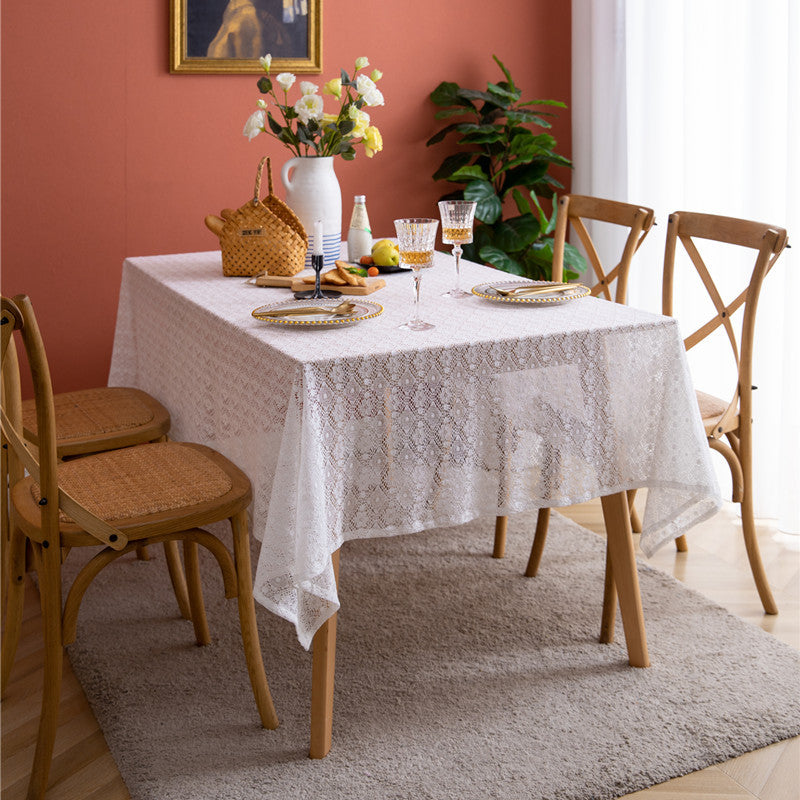 Spitze Tischdecke