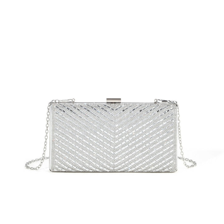 Opulente mit Kristallen verzierte Abendclutch