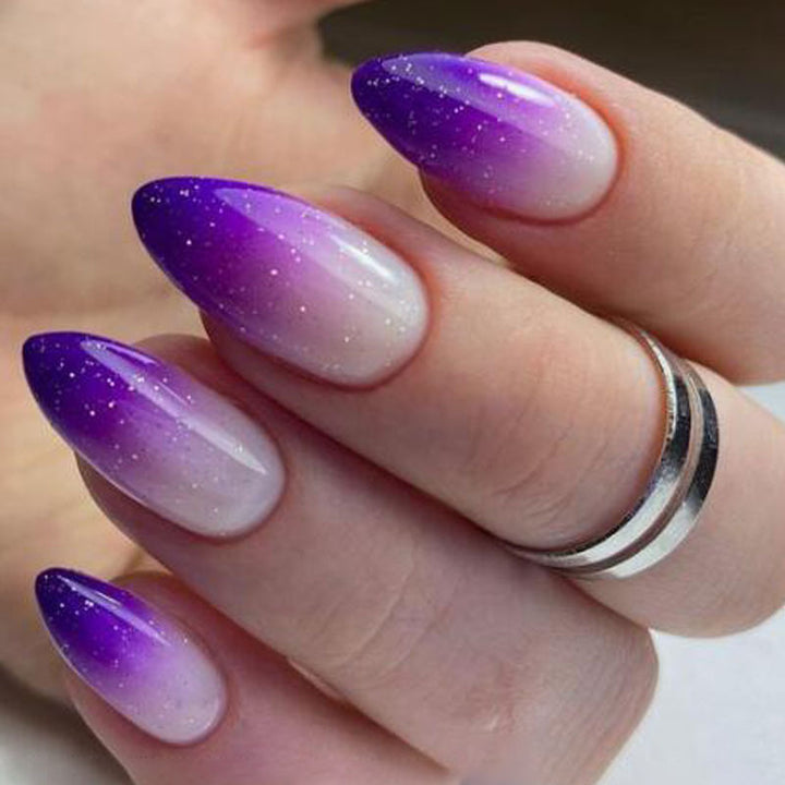 Gradient Glitter Ombre Press-On Nail Set Karnz