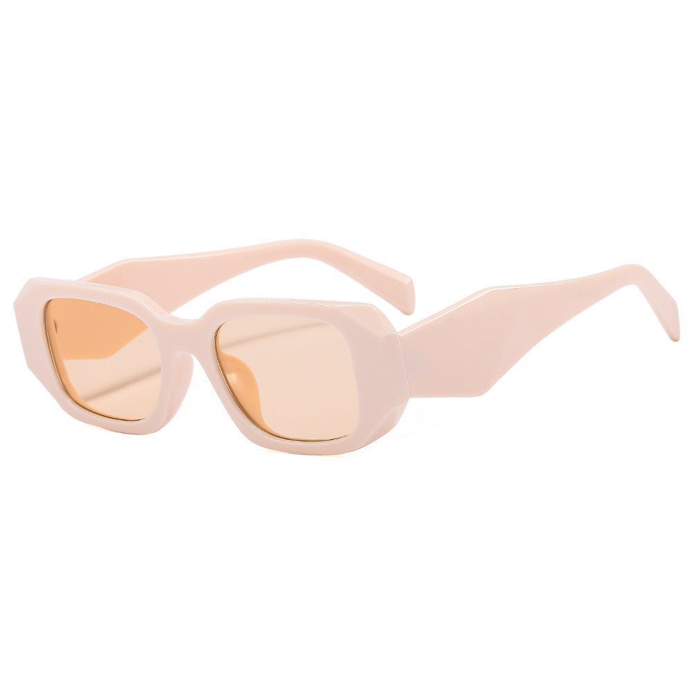 Damen Geometrische Retro-Sonnenbrille Karnz