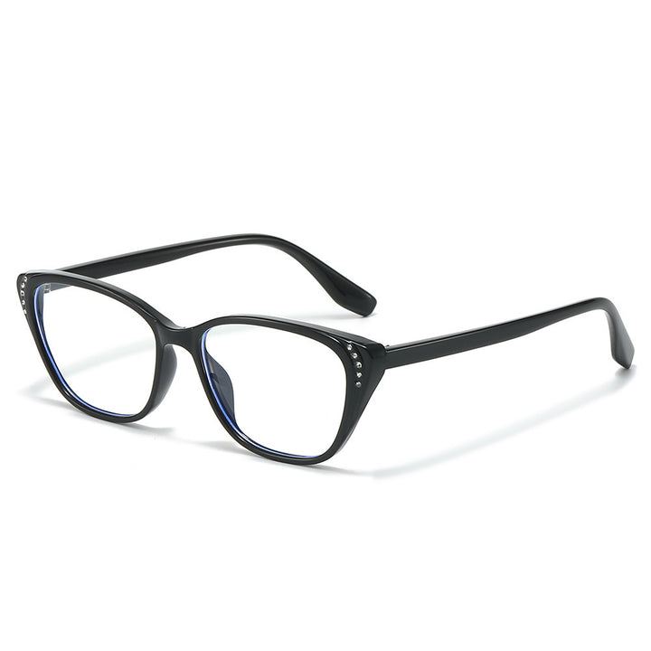 Statement Cat-Eye Sonnenbrille mit Strass-Akzenten Karnz