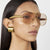 Damen Piloten-Sonnenbrille mit eleganten Akzenten und schützendem UV-Filter Karnz