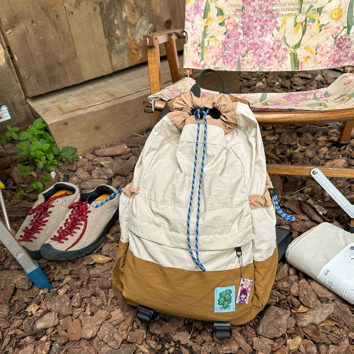 Leichte lässige Kordelzug-Rucksack