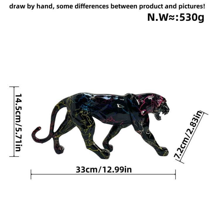 Dekorative Jaguar Figur Karnz