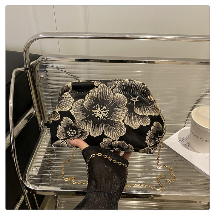 Florale Verzierte Abendtasche Karnz