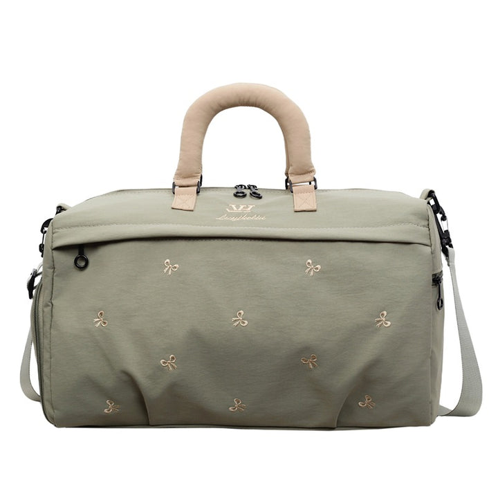 Stylische bestickte Reisetasche