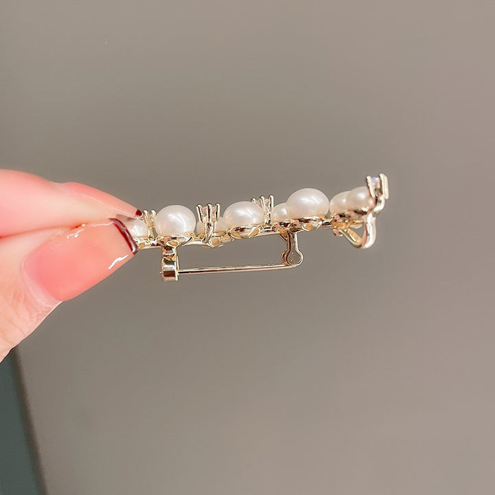 Elegante Perlenohrringe Karnz