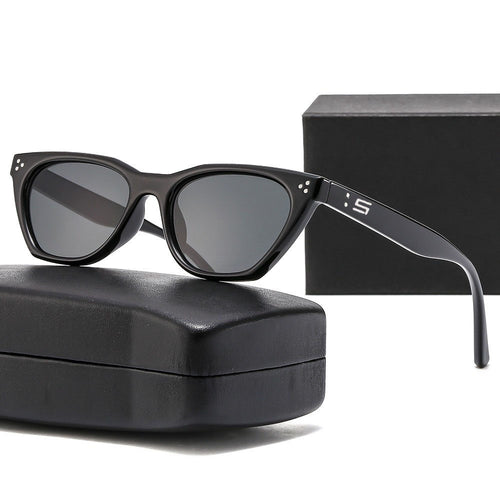 Damen Retro-inspirierte Sonnenbrille mit markantem Rahmen Karnz