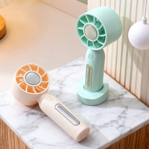 Damen Tragbarer Handventilator mit USB-Ladefunktion und drei Geschwindigkeitsstufen Karnz