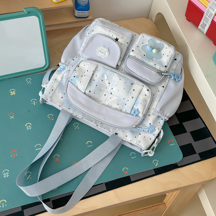 Süßer illustrierter Charakter-Rucksack Karnz