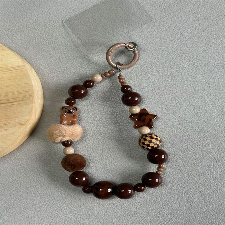 Dekorativer Beaded Schlüsselanhänger Halter Karnz