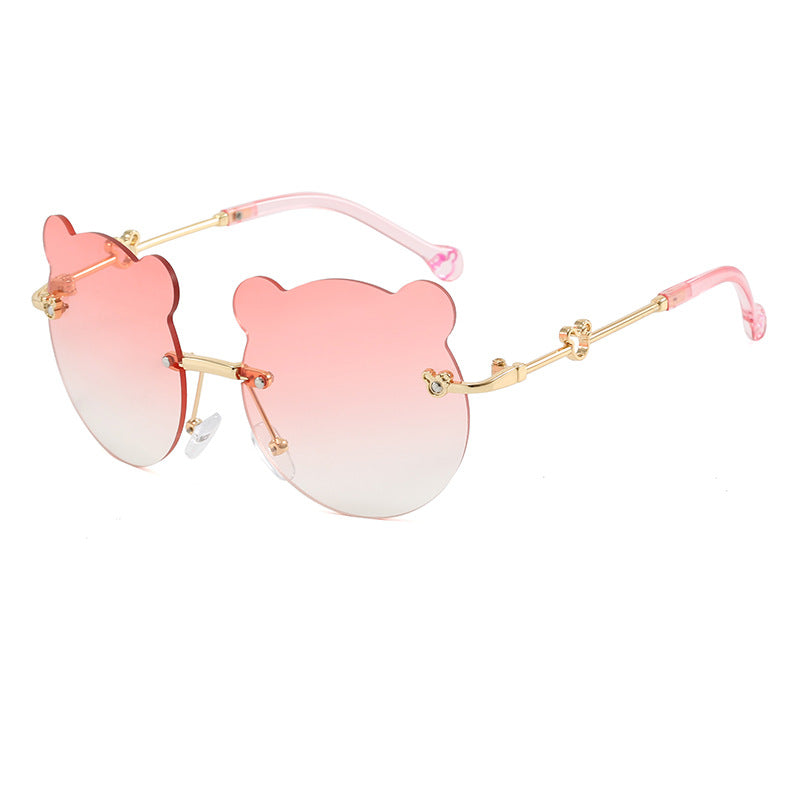 Damen verspielte Sonnenbrille mit niedlichem Bärenmotiv Karnz