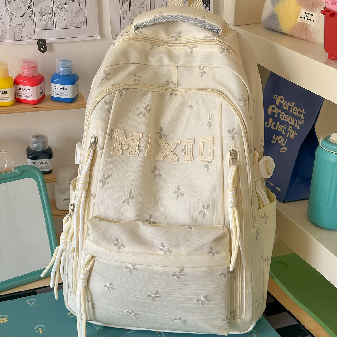 Floral Applikation Stylischer Rucksack Karnz
