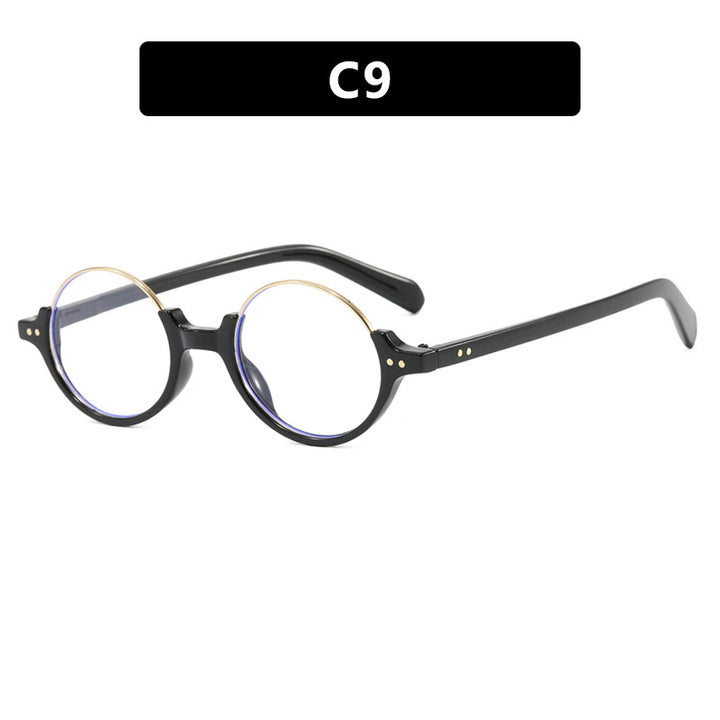 Damen runde Sonnenbrille mit elegantem Kunststoffrahmen Karnz
