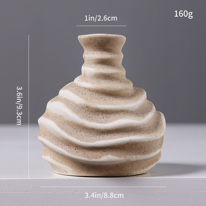 Abstrakte Keramik Kunst Vase