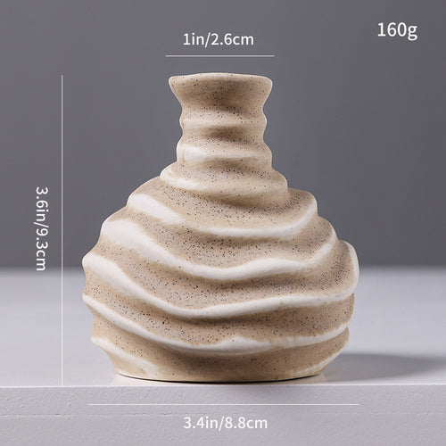 Abstrakte Keramik Kunst Vase