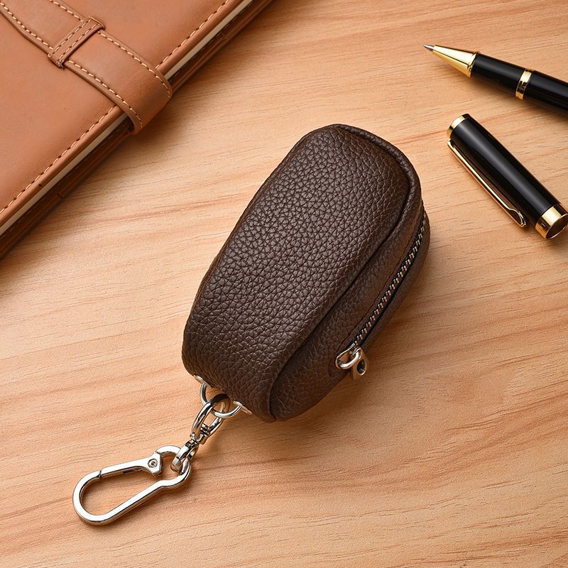 Kompakte Leder Schlüsselanhänger Tasche Karnz