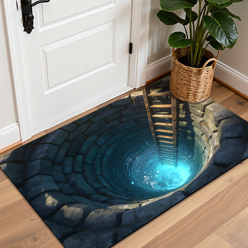 3D Illusion Dekorativer Eingangsbereich Teppich