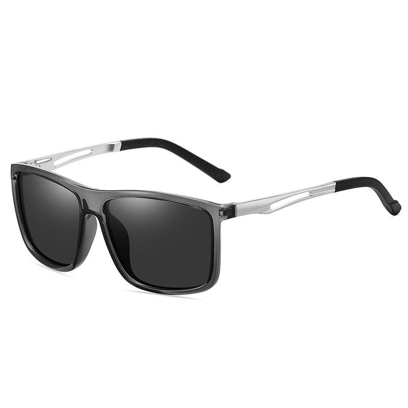 Herren Sportliche Sonnenbrille mit rutschfesten Bügeln und UV-Schutz Karnz