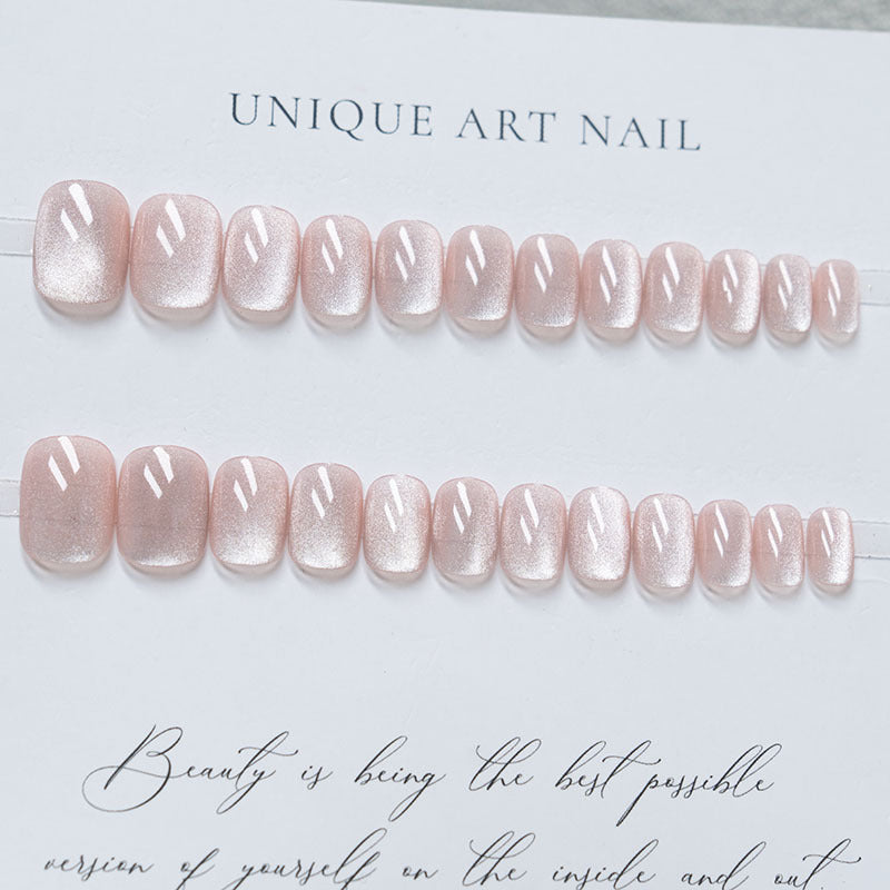 Press-On Nagelkunst mit glänzendem Finish