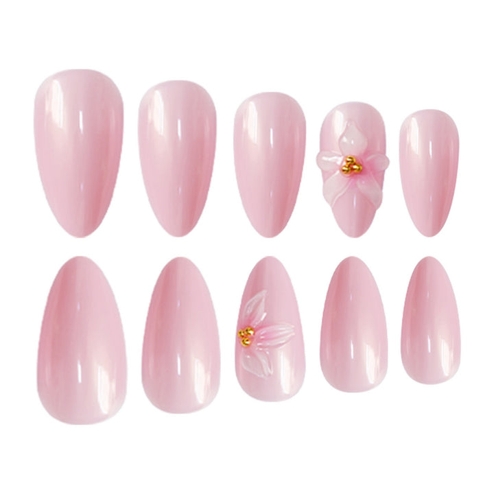 Elegante Blumen-Nagelkunst Karnz