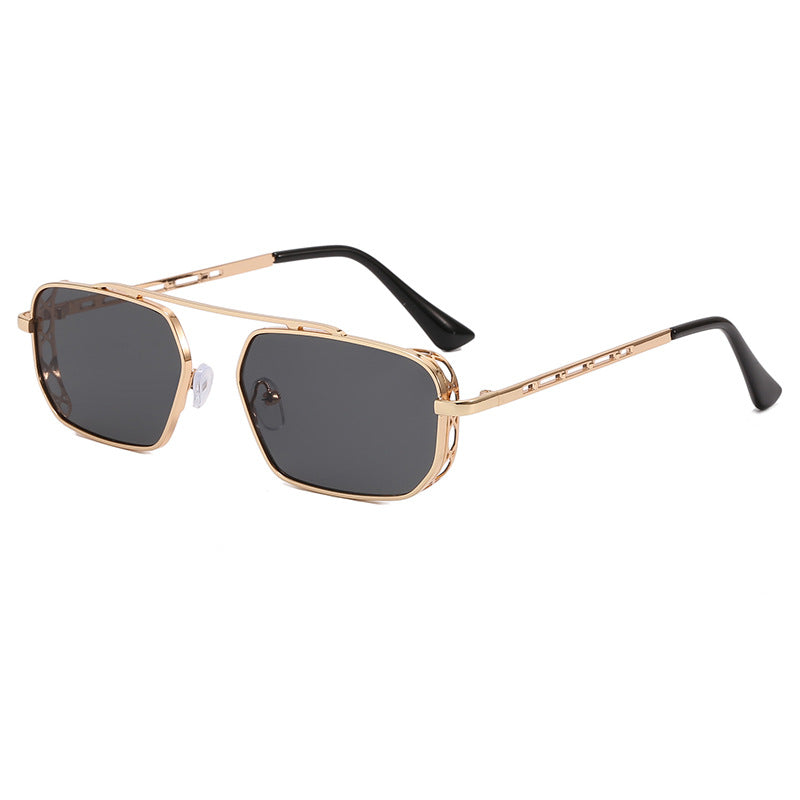 Damen modische Sonnenbrille im modernen Hexagon-Design Karnz