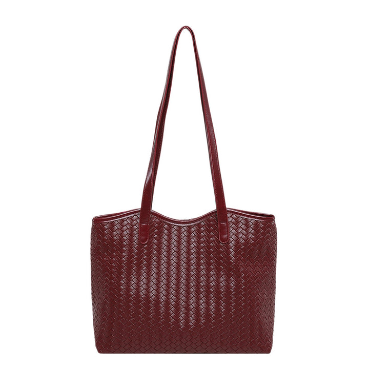 Gewebte Leder Tragetasche
