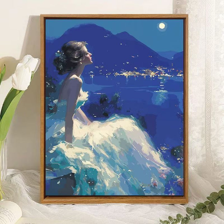 Vintage-inspirierte Stillleben-Rahmenbild Druck Karnz