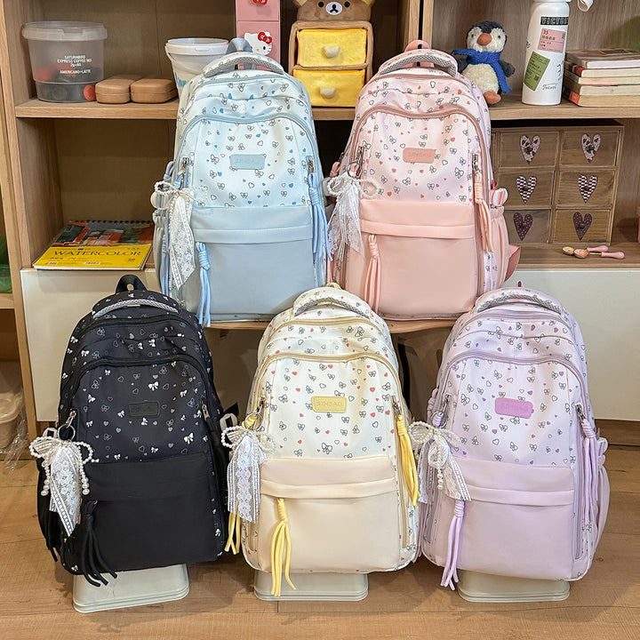 Verspielt Bogen-Verzierte Stylische Rucksack Karnz