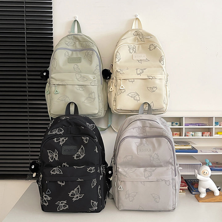 Stylischer Schmetterlingsdruck Rucksack Karnz