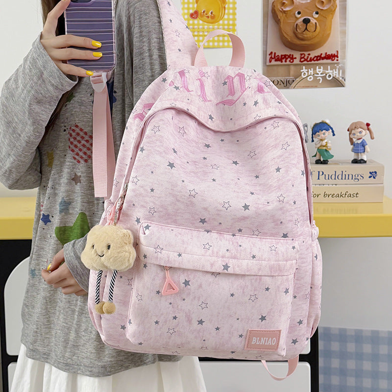 Stylische leichte Rucksack mit Sternmuster Karnz