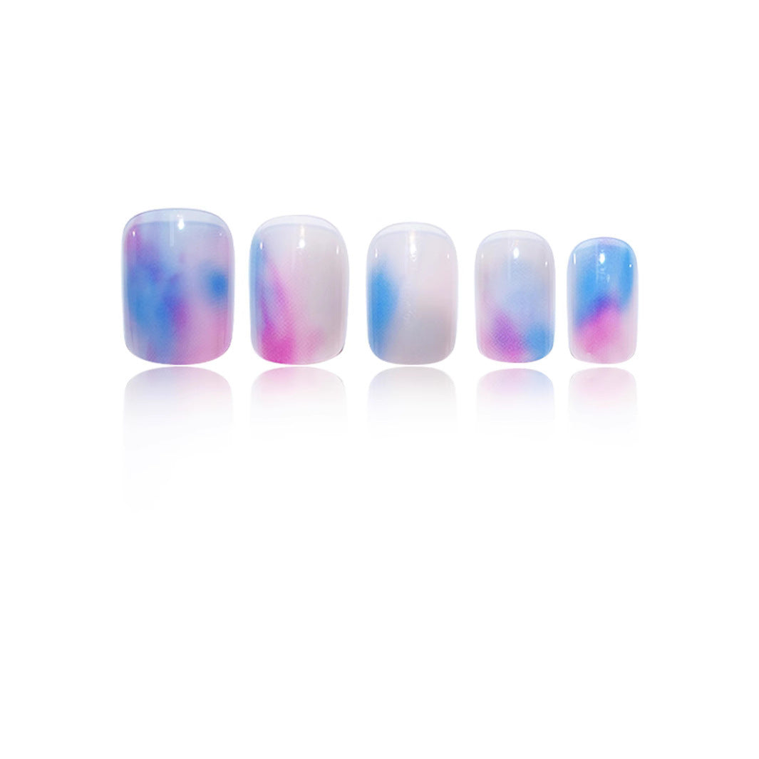 Künstlerische Aquarell-Nagelverlängerungen Karnz