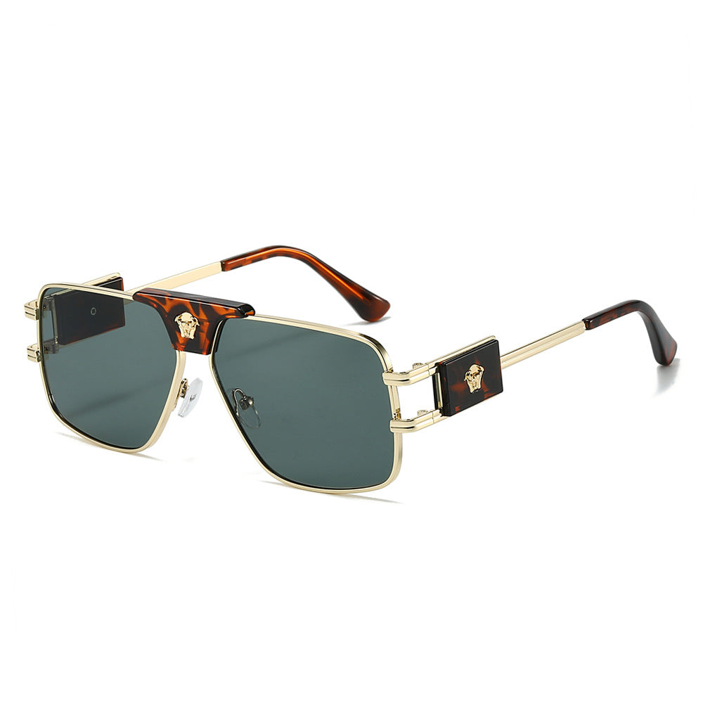 Damen stilvolle Sonnenbrille mit modernem, quadratischem Rahmen Karnz