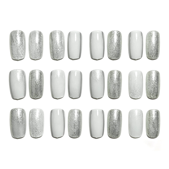 Elegante Glitzernde Acryl-Nagelerweiterungen Karnz