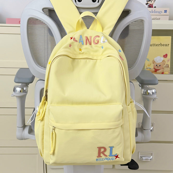 Stilvoller bestickter Grafik-Rucksack Karnz