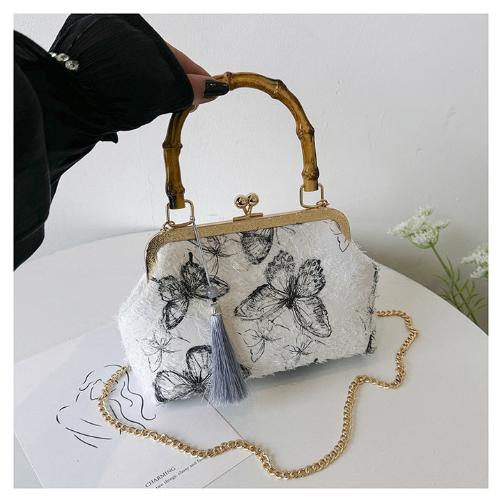 Vintage Floral Handtasche
