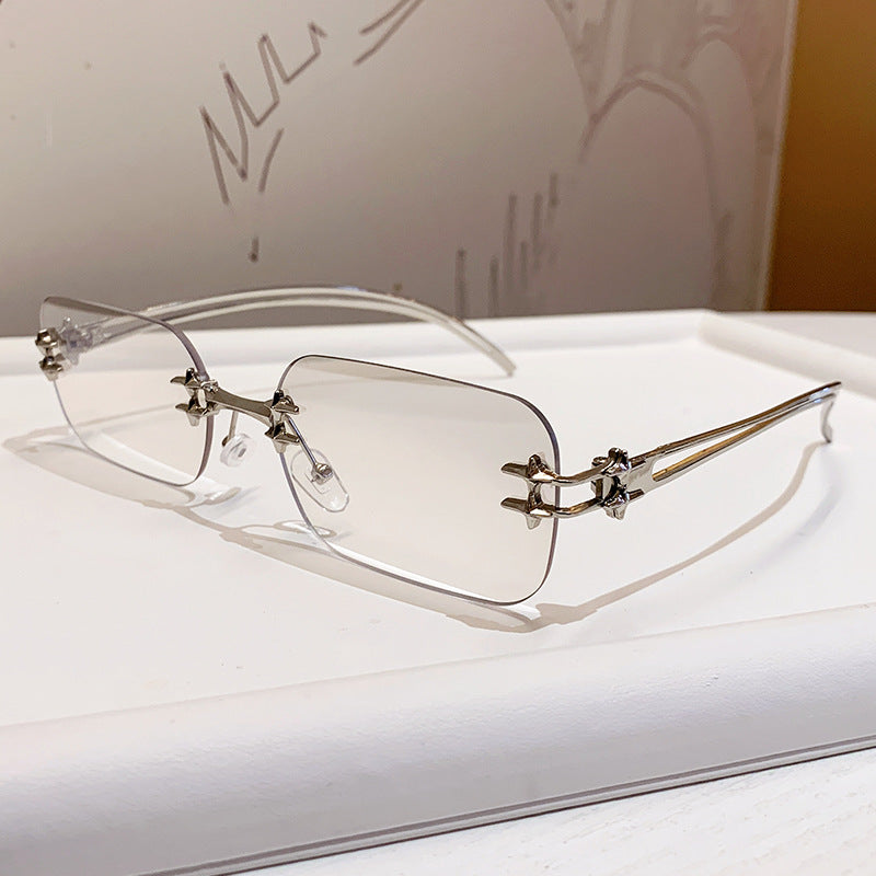 Damen filigrane Brille Karnz