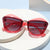 Damen auffällige Designer-Sonnenbrille mit extravagantem Rahmen Karnz