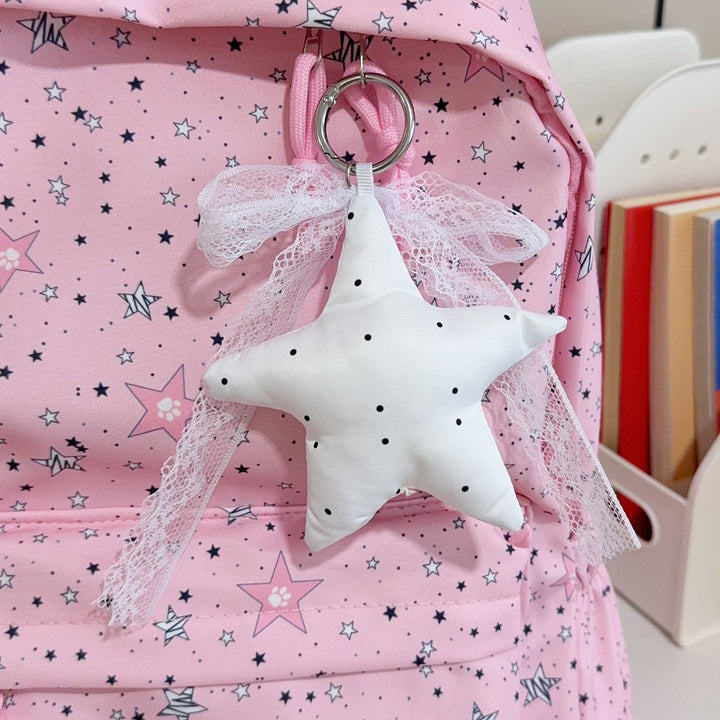 Süßer Sternenmuster Rucksack Karnz