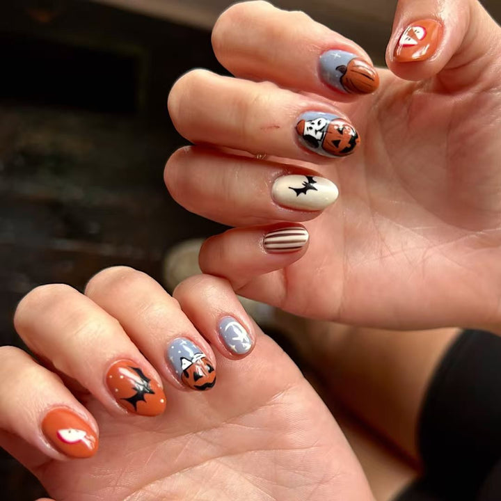 Halloween Themen Nagelüberzug