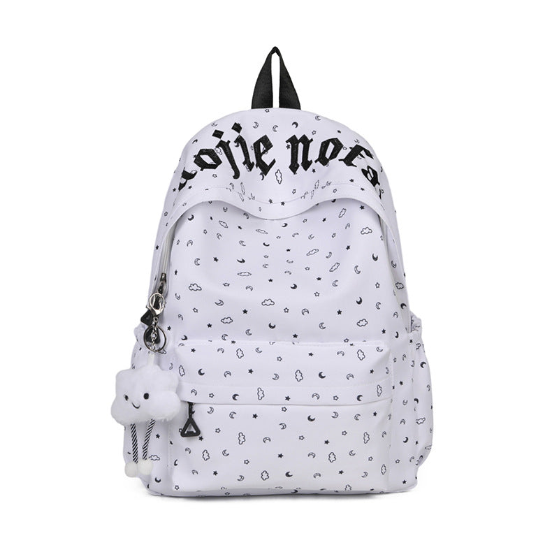 Verspielter Grafikdruck Rucksack Karnz