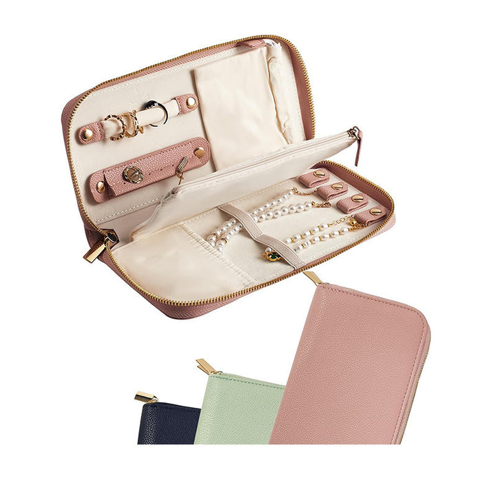 Schmuck-Organizer Tasche mit Abnehmbaren Inneneinteilungen Karnz