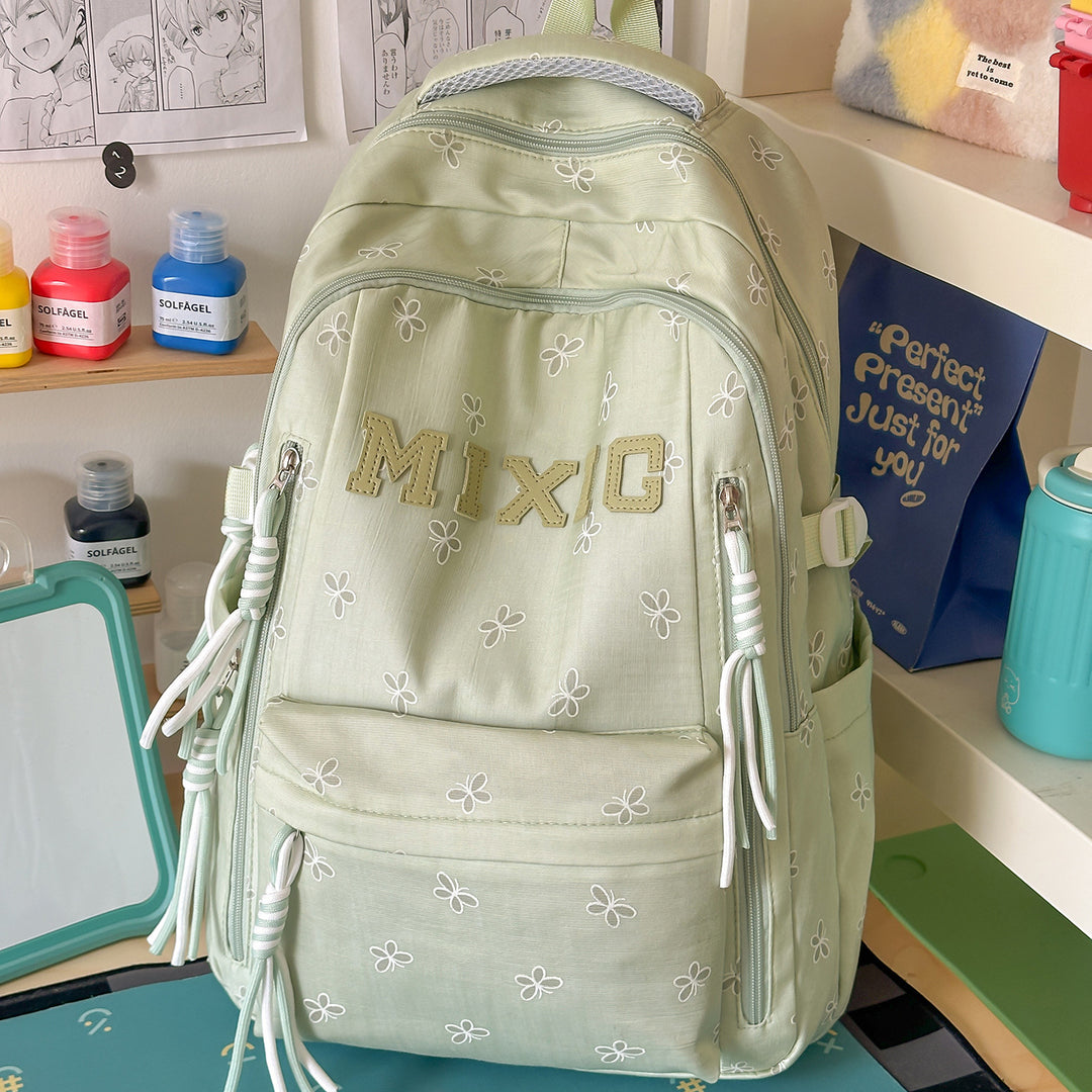 Floral Applikation Stylischer Rucksack Karnz