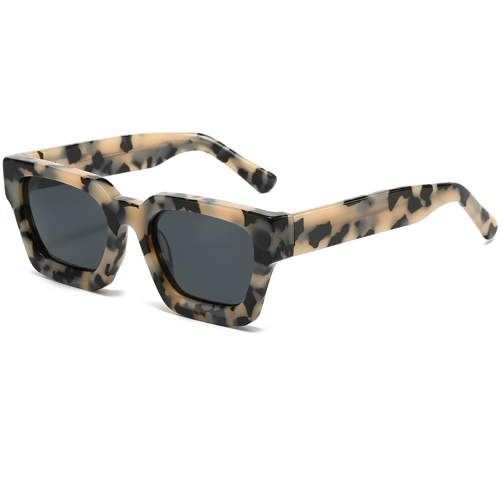 Damen designer Sonnenbrille mit modernem, quadratischem Rahmen und UV-Schutz Karnz