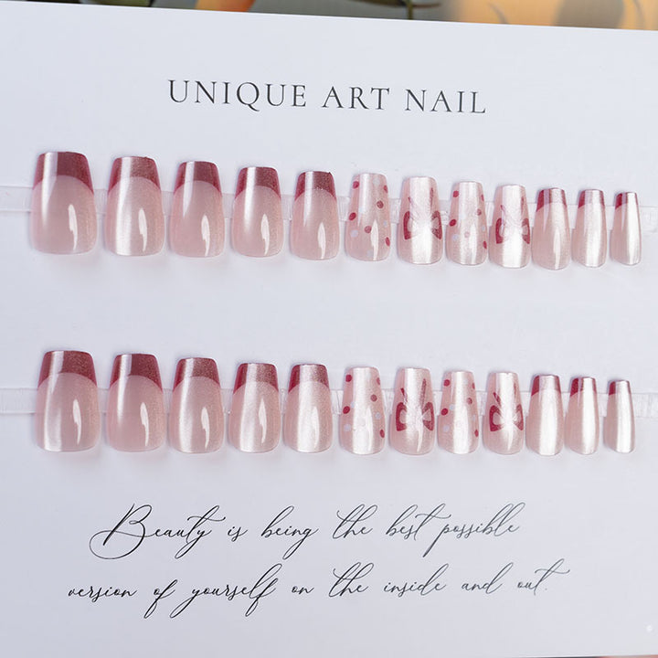 Künstlerisches multifunktionales Press-On-Nagelset