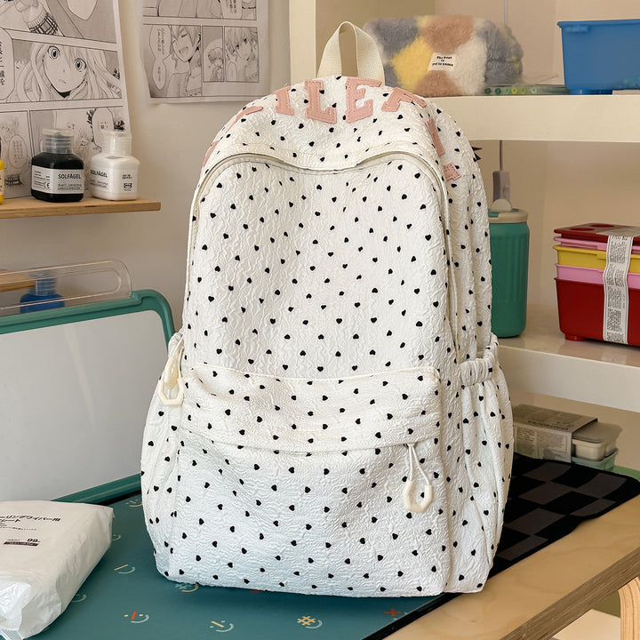 Niedlicher herzförmiger lässiger Rucksack Karnz