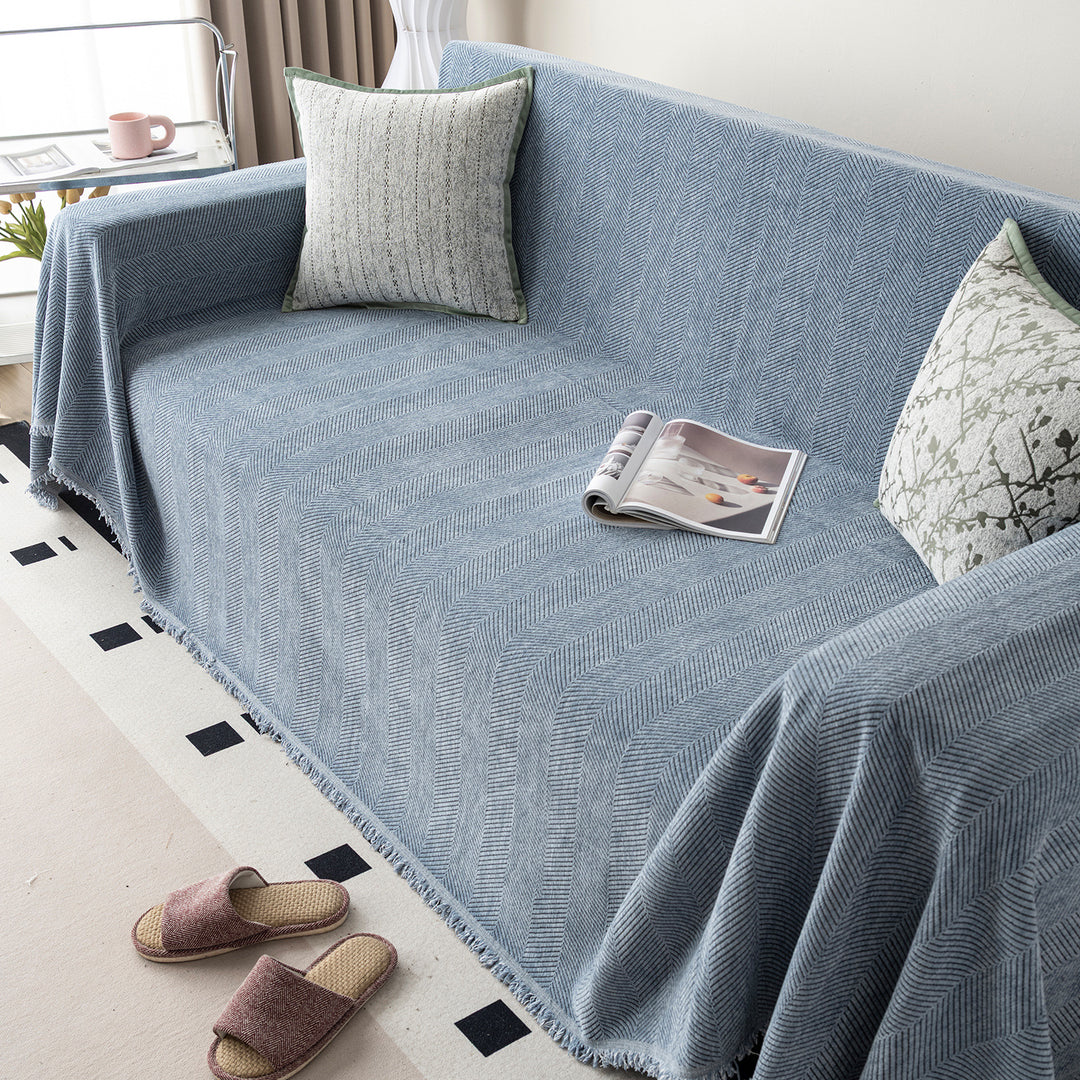 Strukturiertes Sofa-Wurfdecke